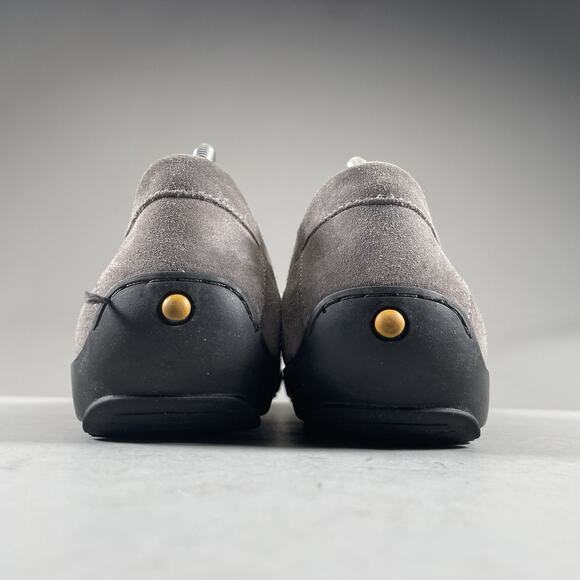 Samuel Hubbard Free Spirit Men’s 10.5 M Slip On Driving Penny Loafer Gray Nubuck - Picture 3 of 9